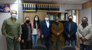 Sindicalistas com o ex-governador de São Paulo Geraldo alckmin