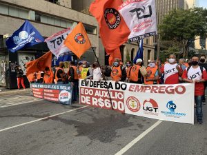 Força Sindical engrossa protesto Fora Bolsonaro