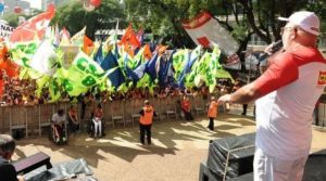 nota das centrais sobre Wagner Gomes