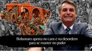 Bolsonaro aposta na caos com greve dos caminhoneiros