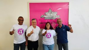 Sindicalistas da Força visitam sede do Sindicato das Costureiras SP