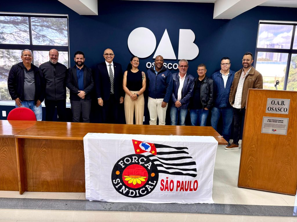 Comissão de Direito Sindical da OBA recebe vice da Força