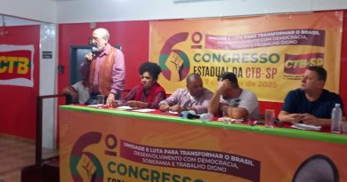 Força SP participa da abertura do 6º Congresso CTB SP