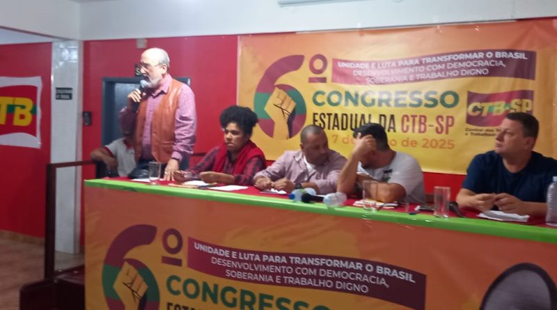 Força SP participa da abertura do 6º Congresso CTB SP