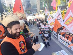 Centrais Sindicais fazem ato contra juros altos em são Paulo – Foto: Jaélcio Santana