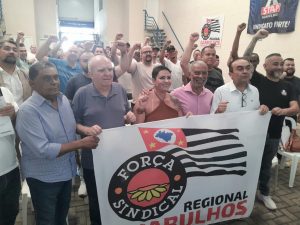 Regional Guarulhos da Força SP debate sindicalismo e eleições de 2026