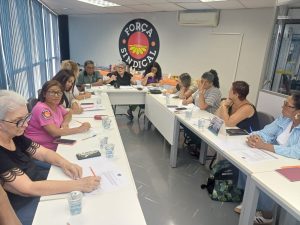 Mulheres da Força defendem fim da violência e da escala 6×1