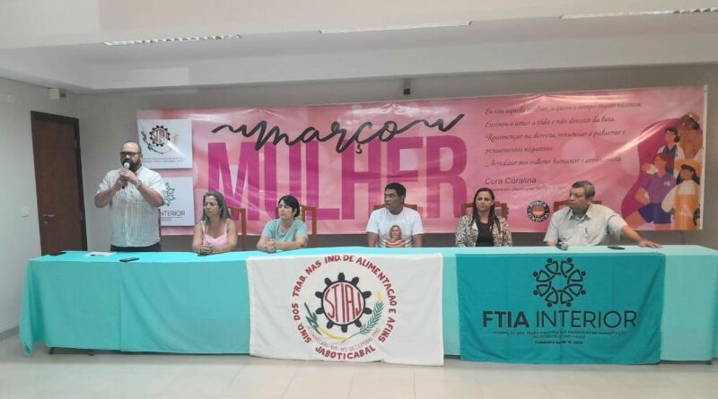 Evento Março Mulher do STIAJ destaca protagonismo feminino