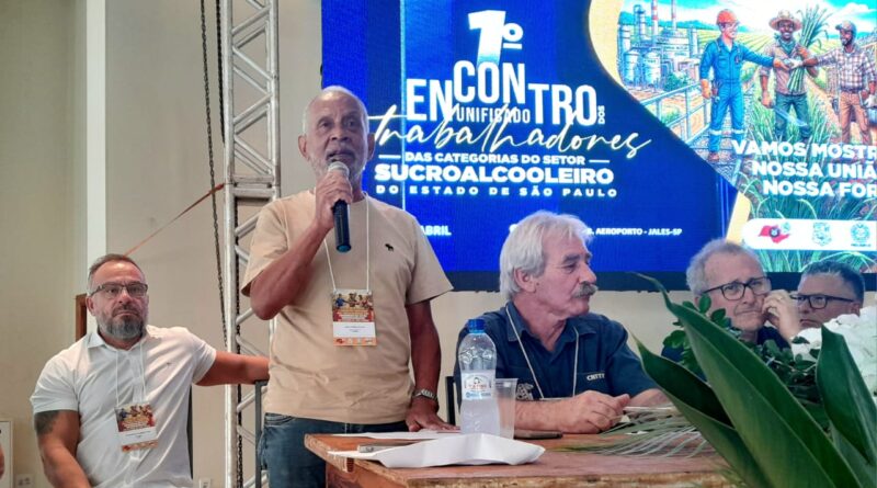 Encontro unifica trabalhadores do setor sucroalcooleiro