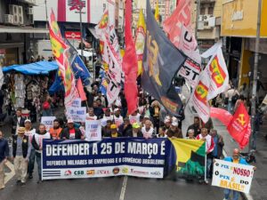 Centrais defendem PIX, empregos e soberania na 25 de Março