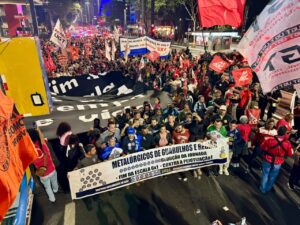 Ato em São Paulo reforça luta pela jornada de 40 horas