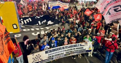 Ato em São Paulo reforça luta pela jornada de 40 horas
