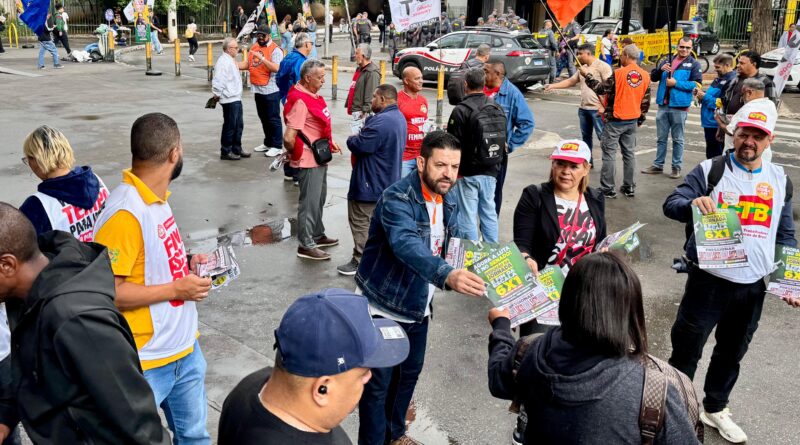 Centrais ampliam mobilização pelo fim da escala 6x1