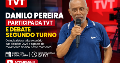 Danilo Pereira participa da TVT e debate segundo turno
